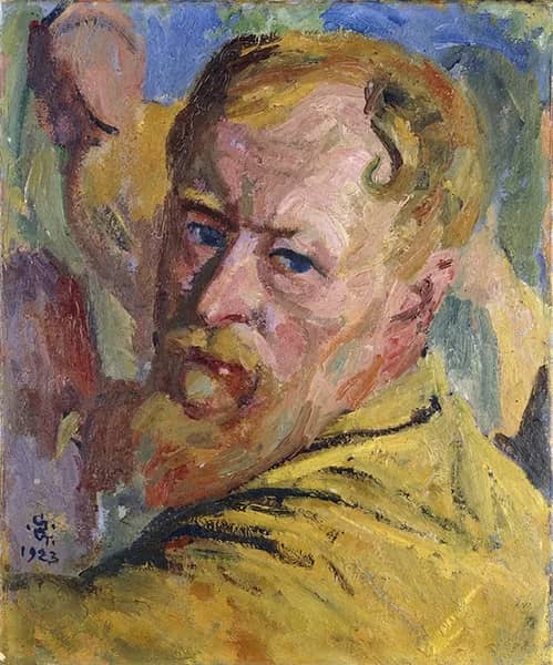 Self Portrait 1923 by Giovanni Giacometti | Oil Painting Reproduction