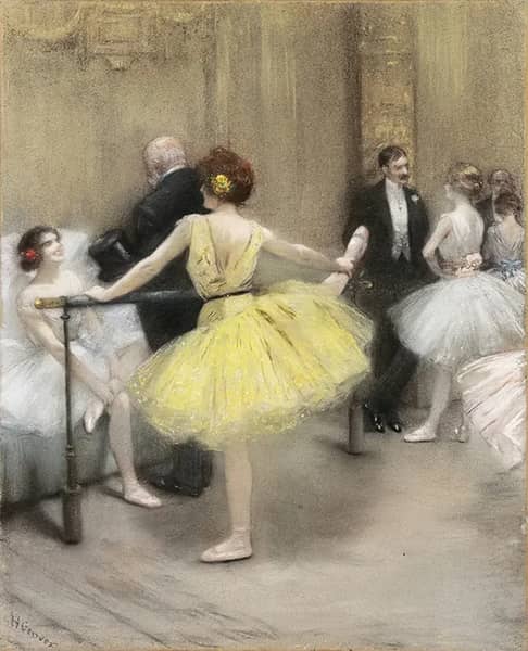 Ballerinas by Henri Gervex | Oil Painting Reproduction