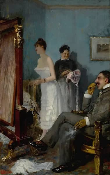 Nana 1877 by Henri Gervex | Oil Painting Reproduction