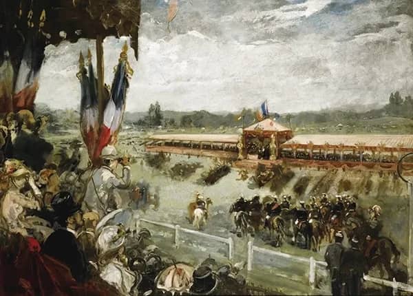 Review at Longchamp by Henri Gervex | Oil Painting Reproduction