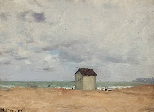 The Beach at Trouville 1870 by Henri Gervex | Oil Painting Reproduction