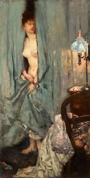 Unexpected Visit by Henri Gervex | Oil Painting Reproduction