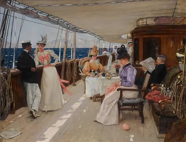 Yachting in the Archipelago 1898 | Oil Painting Reproduction
