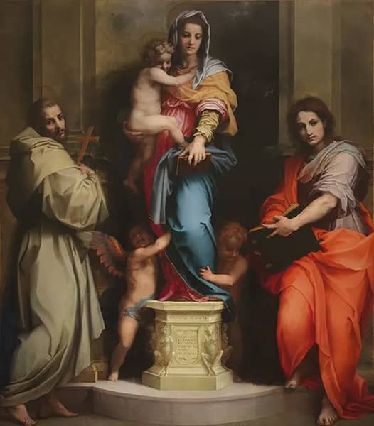 Madonna of the Harpies 1517 | Oil Painting Reproduction