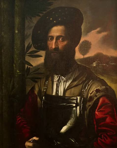 Portrait of a Warrior by Dosso Dossi | Oil Painting Reproduction