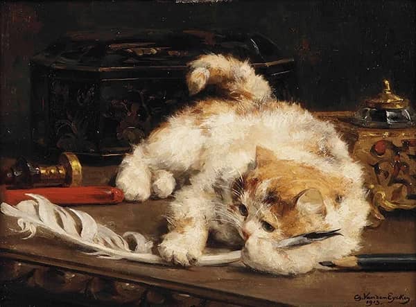 The Little Writer 1913 | Oil Painting Reproduction