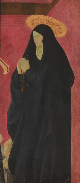 St Monica and Two Children Praying | Oil Painting Reproduction