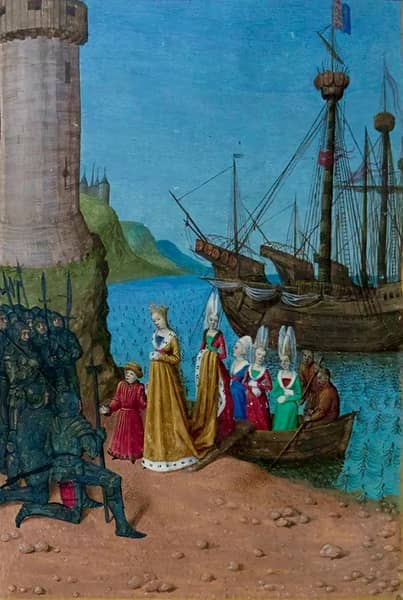 Back in England Isabella of France | Oil Painting Reproduction