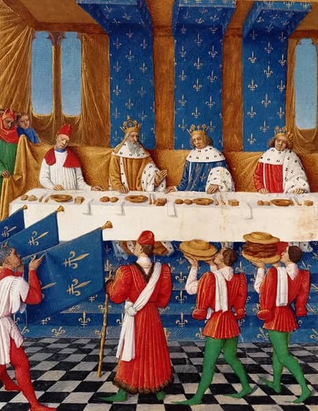 Banquet Given by Charles V in Honour of His Uncle Emperor Charles IV in 1378 | Oil Painting Reproduction