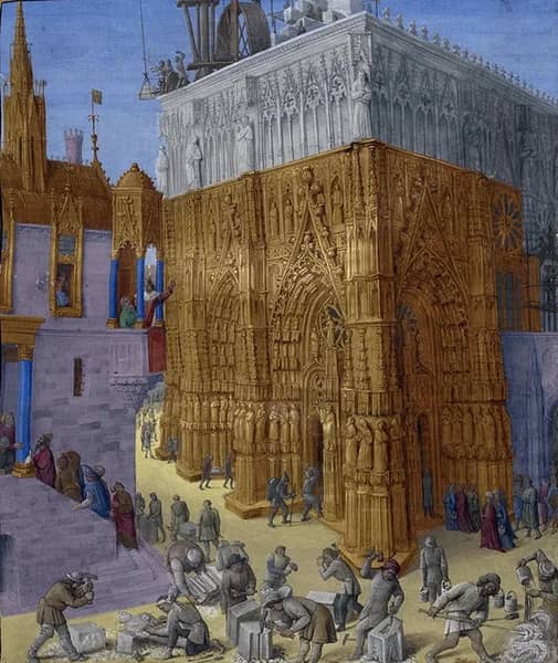 Construction of the Temple of Jerusalem | Oil Painting Reproduction