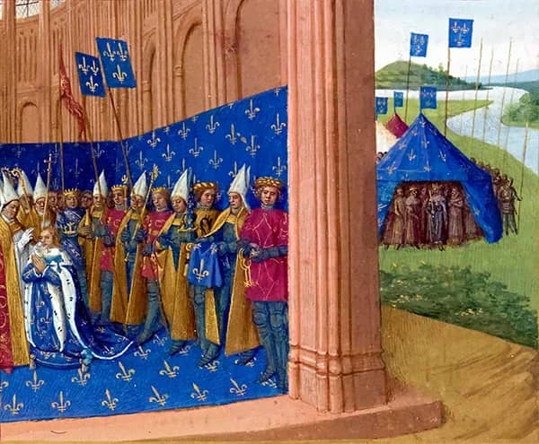 Coronation of Lothair by Jean Fouquet | Oil Painting Reproduction