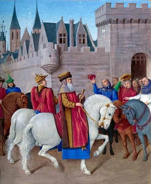 Entry of Emperor Charles IV in Cambrai | Oil Painting Reproduction