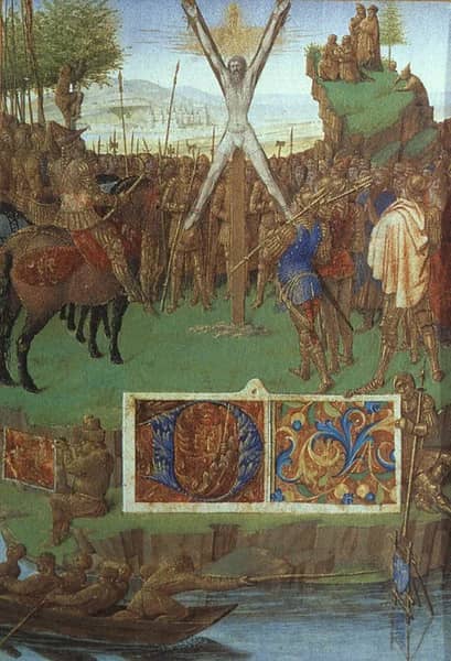 Martyrdom of Saint Andrew 1455 by Jean Fouquet | Oil Painting Reproduction