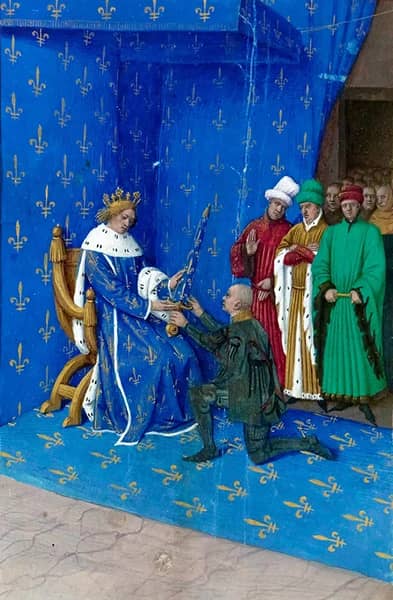 Presentation of the Constable's Sword to Bertrand du Guesclin | Oil Painting Reproduction