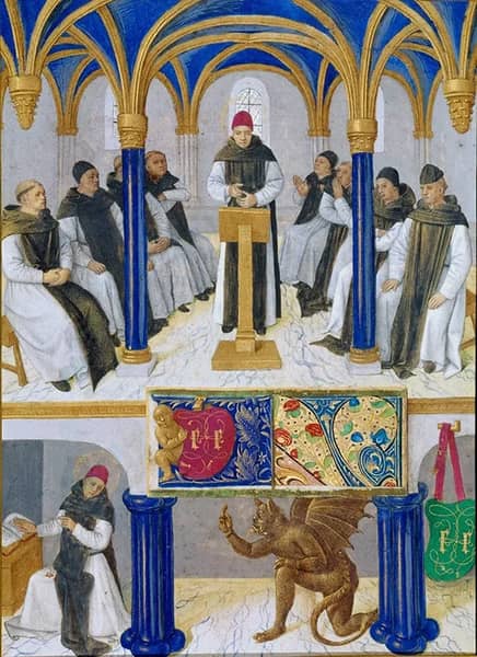 Saint Bernard c1455 by Jean Fouquet | Oil Painting Reproduction