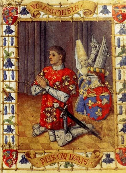 Simon De Varie Kneeling in Prayer 1455 | Oil Painting Reproduction