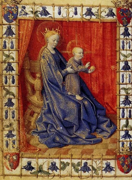 Virgin and Child Enthroned 1455 | Oil Painting Reproduction
