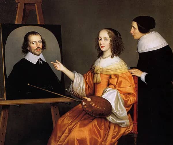 Margareta Maria de Roodere and her Parents c1652 | Oil Painting Reproduction