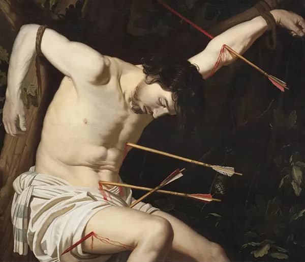 Saint Sebastian by Gerard van Honthorst | Oil Painting Reproduction