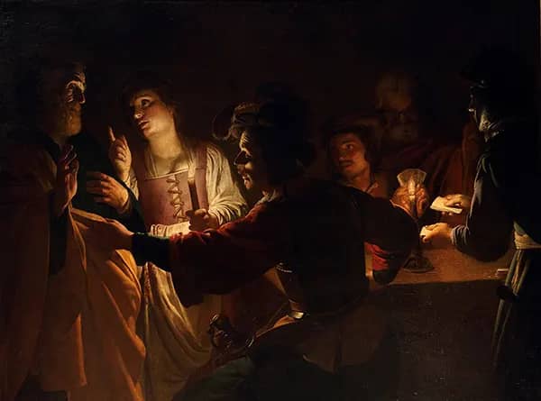 The Denial of Saint Peter c1620 | Oil Painting Reproduction