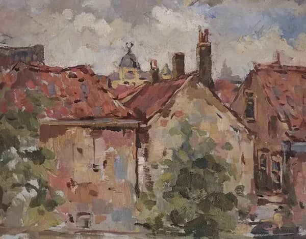 City View by Abraham Fresco | Oil Painting Reproduction
