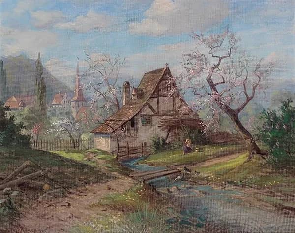 Spring by Alois Arnegger | Oil Painting Reproduction