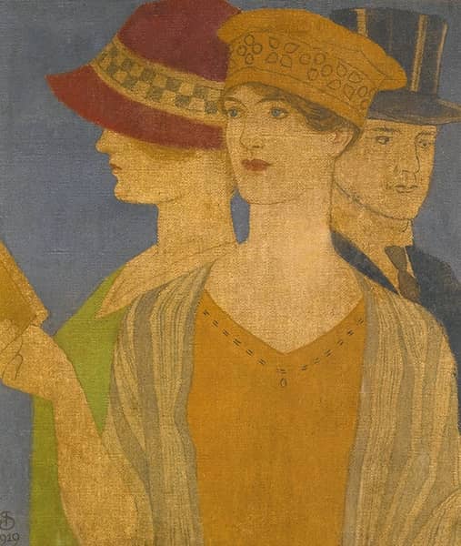Visitors of an Exhibition | Oil Painting Reproduction