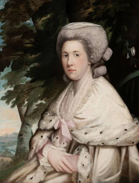 Portrait of Lady Hinton by James Northcote | Oil Painting Reproduction