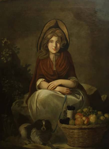 The Fruit Girl by James Northcote | Oil Painting Reproduction