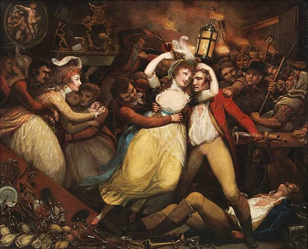 The Wanton Reveling with her Companions 1796 | Oil Painting Reproduction