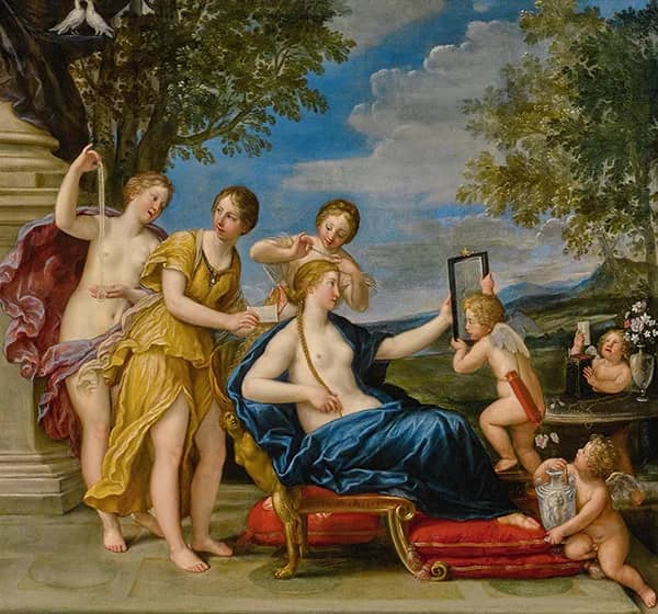 The Toilet of Venus by Francesco Albani | Oil Painting Reproduction