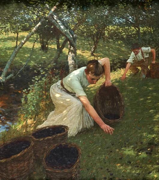 Gathering Plums 1901 | Oil Painting Reproduction