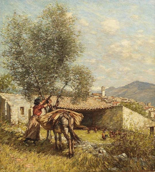 The Threshing Floor | Oil Painting Reproduction