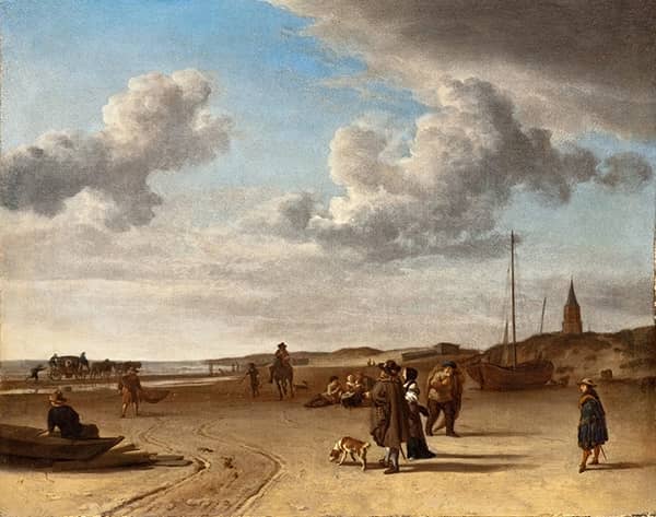 The Beach Scheveningen 1670 | Oil Painting Reproduction