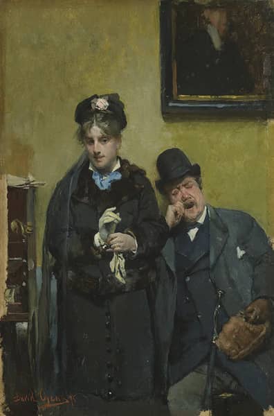 Befor the Walk by David Oyens | Oil Painting Reproduction
