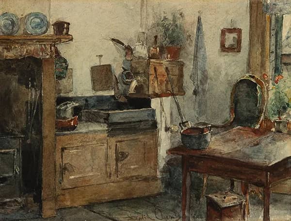 Interior 1888 by David Oyens | Oil Painting Reproduction