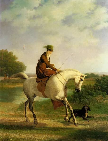 Emma Powles by Jacques-Laurent Agasse | Oil Painting Reproduction