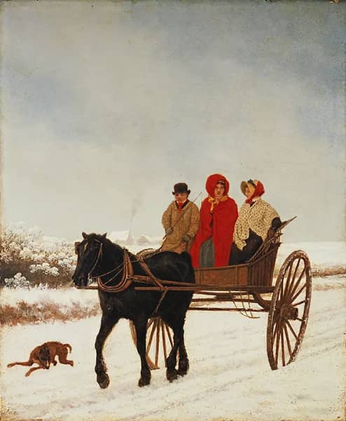 The Morning of Snow 1819 | Oil Painting Reproduction