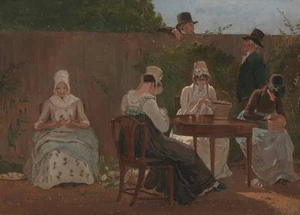 The Chalon Family in London 1800 | Oil Painting Reproduction