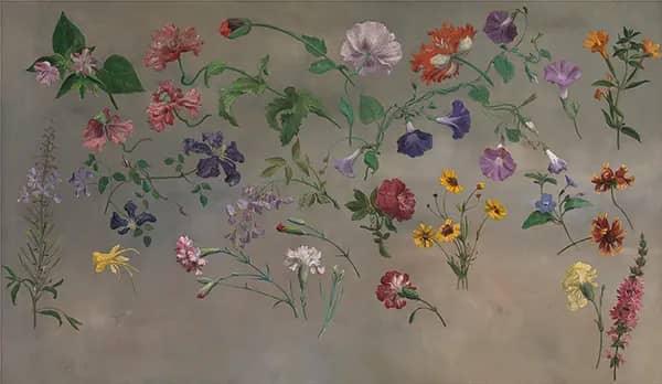 Studies of Flowers 1848 | Oil Painting Reproduction