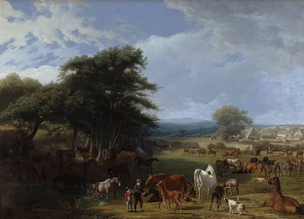 Lord Rivers's Stud Farm Stratfield Saye 1807 | Oil Painting Reproduction