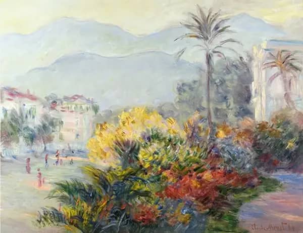 Strada Romana, Bordighera 1884 by Claude Monet | Oil Painting Reproduction