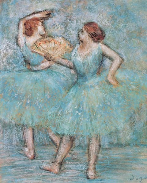 Two Dancers c1905 by Edgar Degas | Oil Painting Reproduction