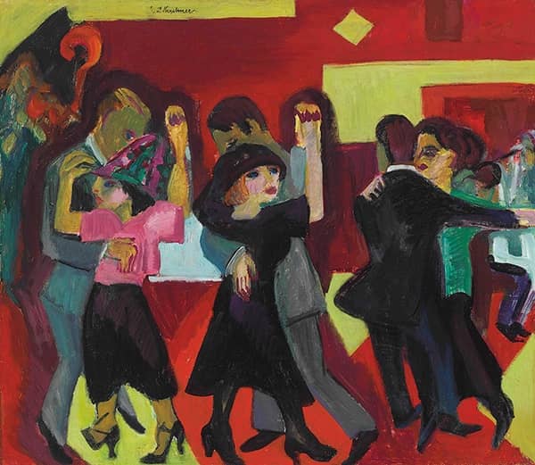Tangotee by Ernst Kirchner | Oil Painting Reproduction