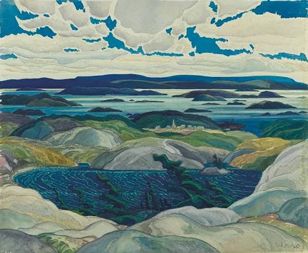 Bay of Islands 1930 by Franklin Carmichael | Oil Painting Reproduction