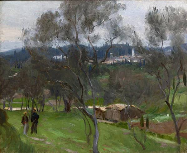 Olive Trees Corfu 1909 by John Singer Sargent | Oil Painting Reproduction
