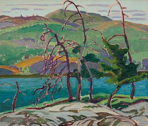 Dead Pines Cranberry Lake c1932 | Oil Painting Reproduction