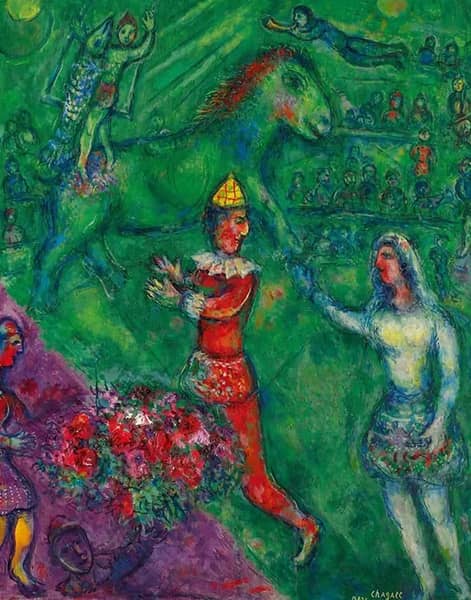 The Green Circus by Marc Chagall | Oil Painting Reproduction