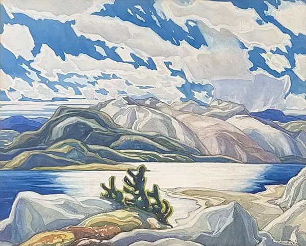 La Cloche Hills 1927 by Franklin Carmichael | Oil Painting Reproduction