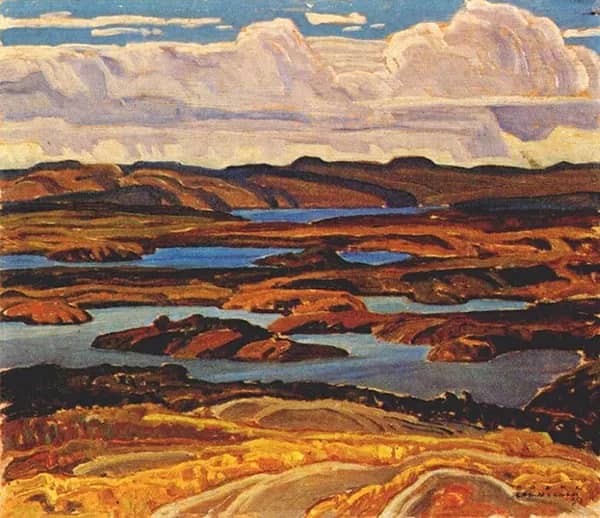 La Cloche Panorama by Franklin Carmichael | Oil Painting Reproduction